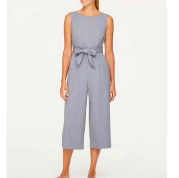 LOFT Wide Leg Cropped Jumpsuit! - Picture 1 of 7